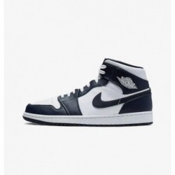 AIR JORDAN 1 MID BLANC OR...