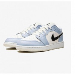 AIR JORDAN 1 LOW BLEU GLACE NOIR