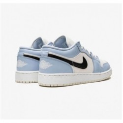 AIR JORDAN 1 LOW BLEU GLACE NOIR