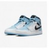 AIR JORDAN 1 MID SE BLEU GLACE NOIR