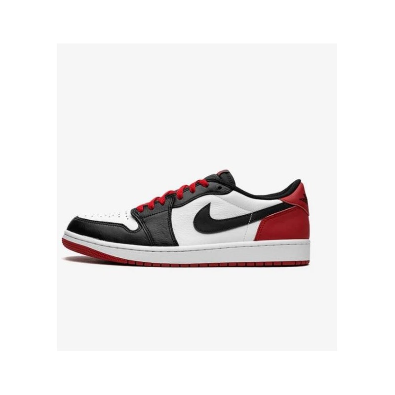 Chaussures Air Jordan 1 Low Noir Rouge