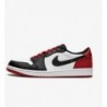 Chaussures Air Jordan 1 Low Noir Rouge