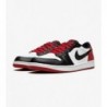 Chaussures Air Jordan 1 Low Noir Rouge