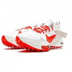 AIR ZOOM TEMPO Blanc cassé Rouge solaire