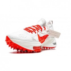 AIR ZOOM TEMPO Blanc cassé Rouge solaire