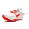 AIR ZOOM TEMPO Blanc cassé Rouge solaire