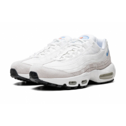 AIR MAX 95 MNS WMNS Blanc sommet bleu université