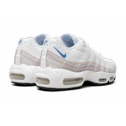 AIR MAX 95 MNS WMNS Blanc sommet bleu université