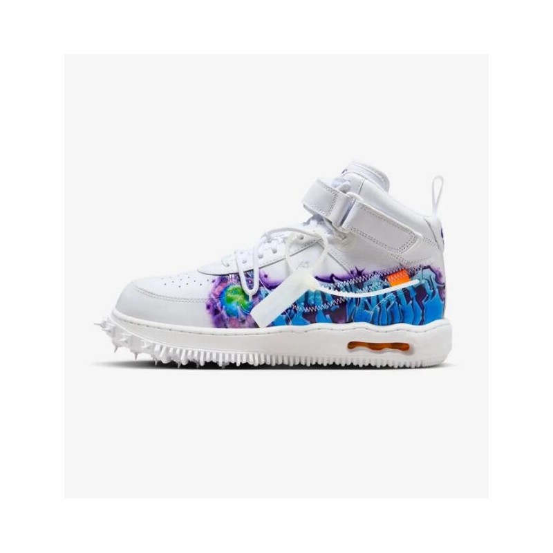 AIR FORCE 1 MID SP BLANC CASSE GRAFFITI BLANC