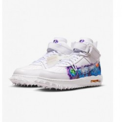 AIR FORCE 1 MID SP BLANC CASSE GRAFFITI BLANC