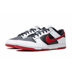 Dunk Low Retro "Noir Université Rouge"