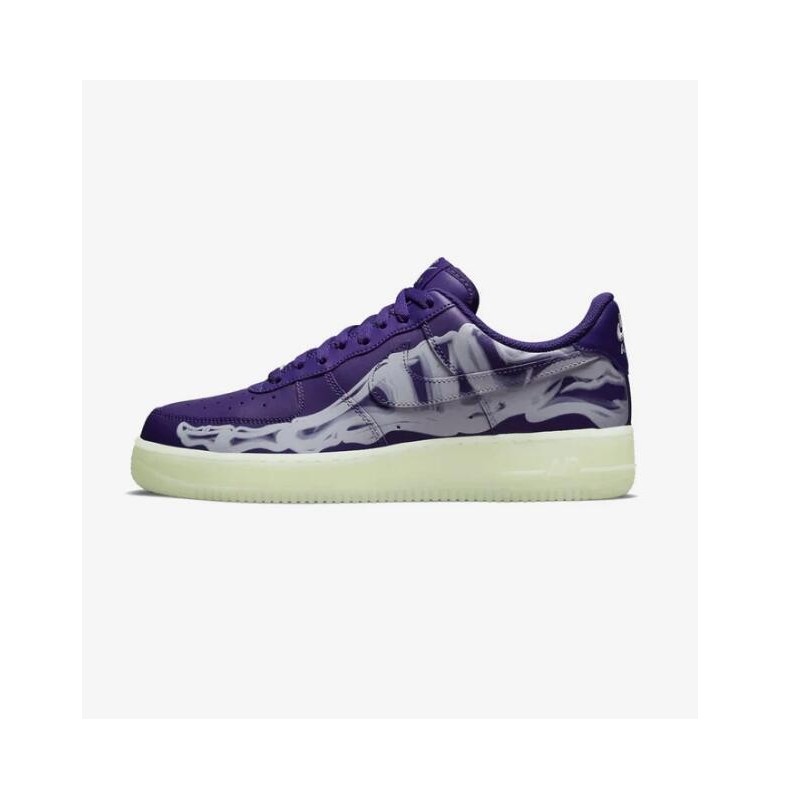 AIR FORCE 1 BASSE VIOLET SQUELETTE HALLOWEEN (2021)