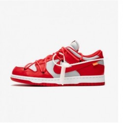 DUNK LOW BLANC CASSE ROUGE...