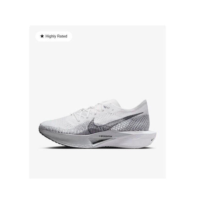 Chaussures de course sur route pour hommes Vaporfly 3 Gris