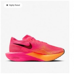 Chaussures de course sur route pour hommes Vaporfly 3 Rose