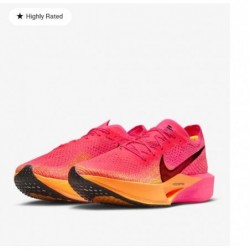 Chaussures de course sur route pour hommes Vaporfly 3 Rose