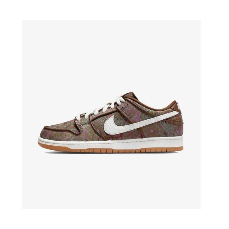 SB DUNK LOW PRO BANDANA PAISLEY MARRON