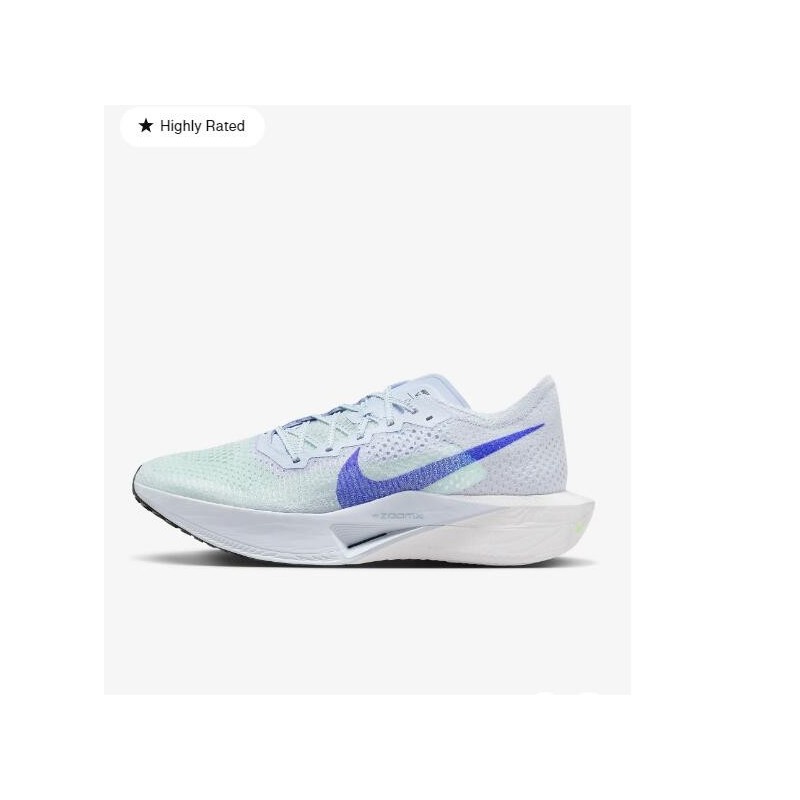 Chaussures de course sur route pour hommes Vaporfly 3 Blanc