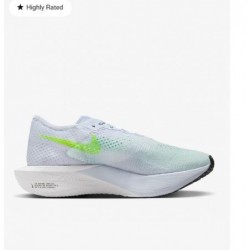 Chaussures de course sur route pour hommes Vaporfly 3 Blanc