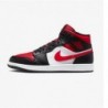 AIR JORDAN 1 MID BLANC NOIR ROUGE