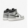 AIR JORDAN 1 MID GRIS FUMÉ CLAIR ANTHRACITE